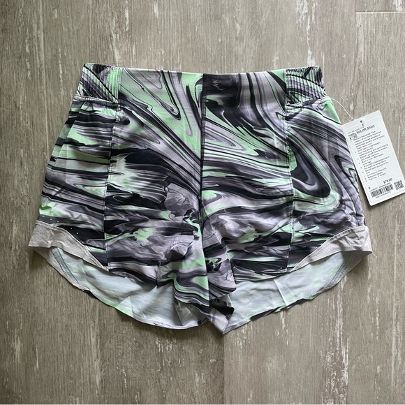 EUC Lululemon Hotty Hot HR Short 4" Special Edition Paint Glide Warp Multi - Picture 2 of 10